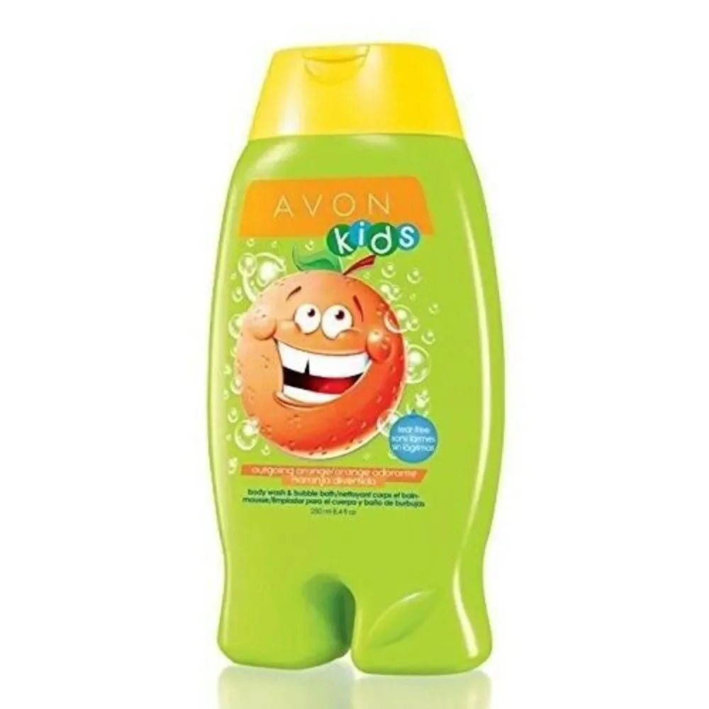 Lot of 2 Kids Orange Body Wash Bubble Bath 8.4 Fl Oz New Sealed